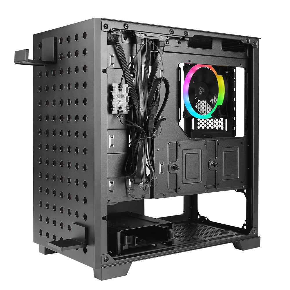 Caja Pc Azza Matx Elise 140 Tempered Glass Argb 2xusb3.0