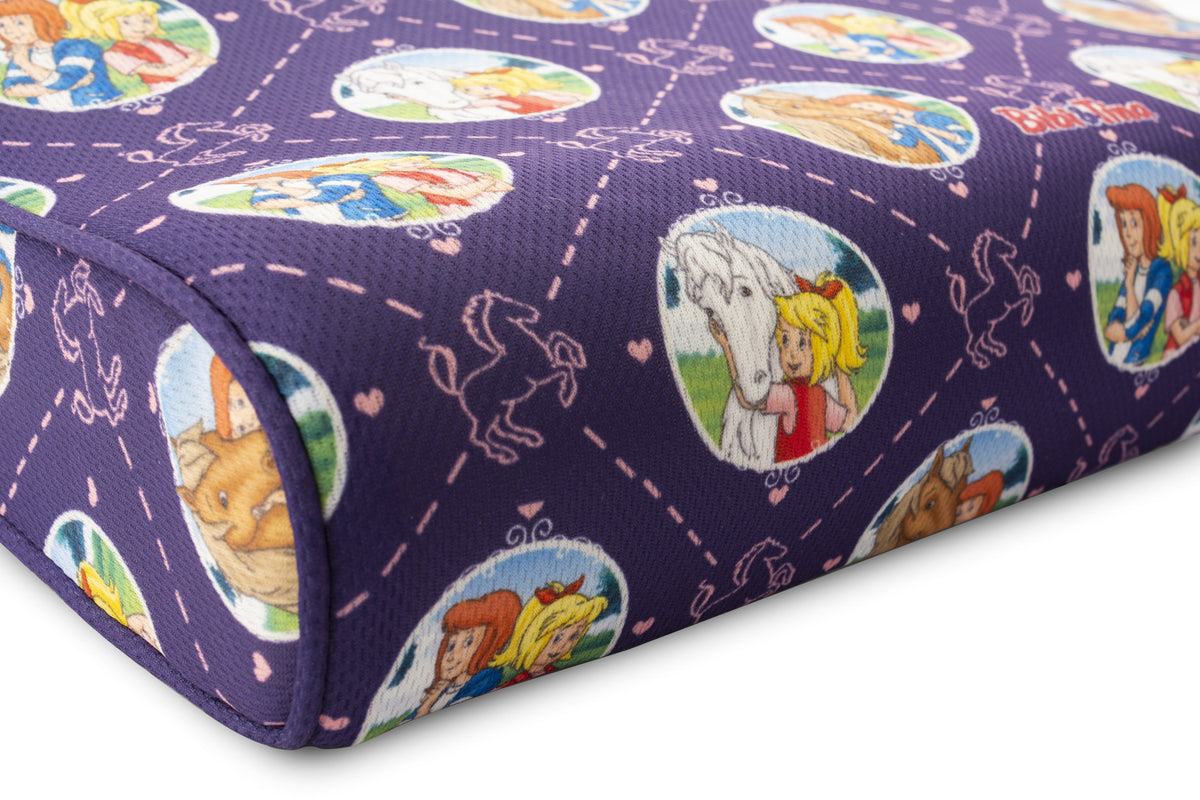 Technaxx Bibi&Tina Ergonómico Schlafkissen Para Kinder - 24 X 40 Cm - Memory-Schaum