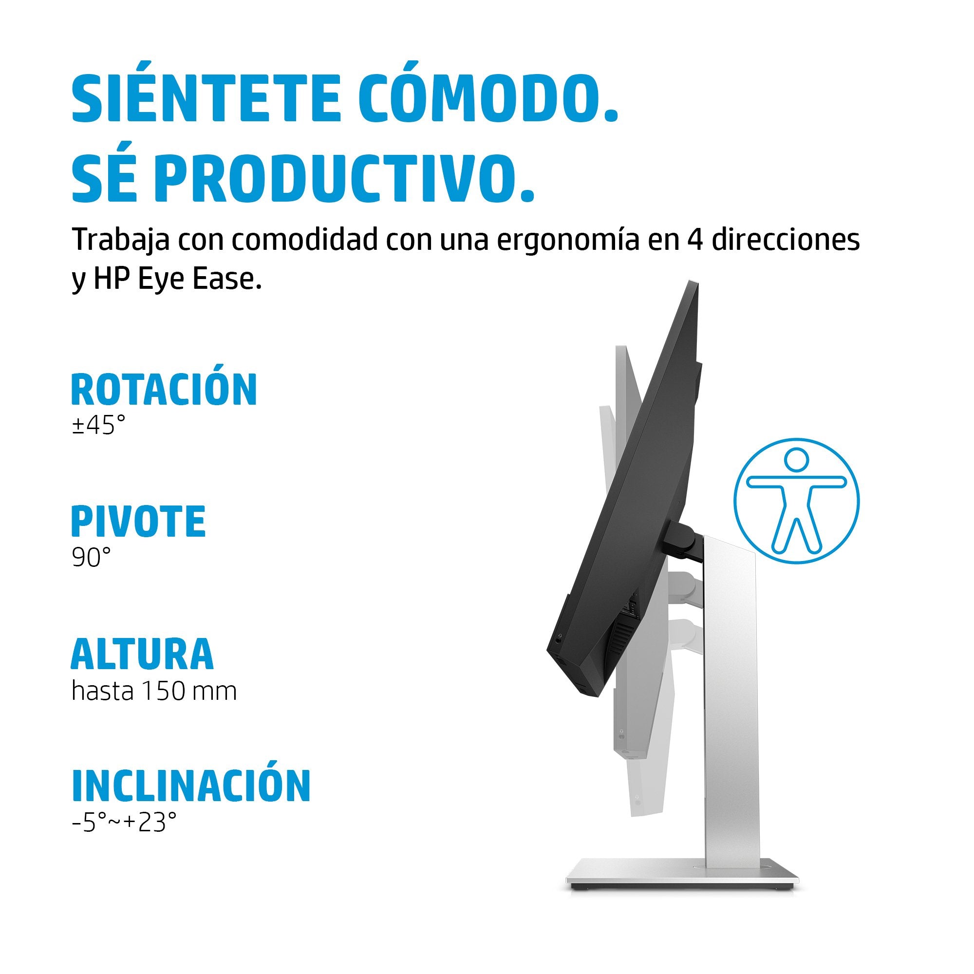 EAN 5715063337721 - HP E24m G4 FHD USB-C Conferencing Monitor pantalla para PC 60,5 cm (23.8") 1920 x 1080 Pixeles Full HD LC imagen 8