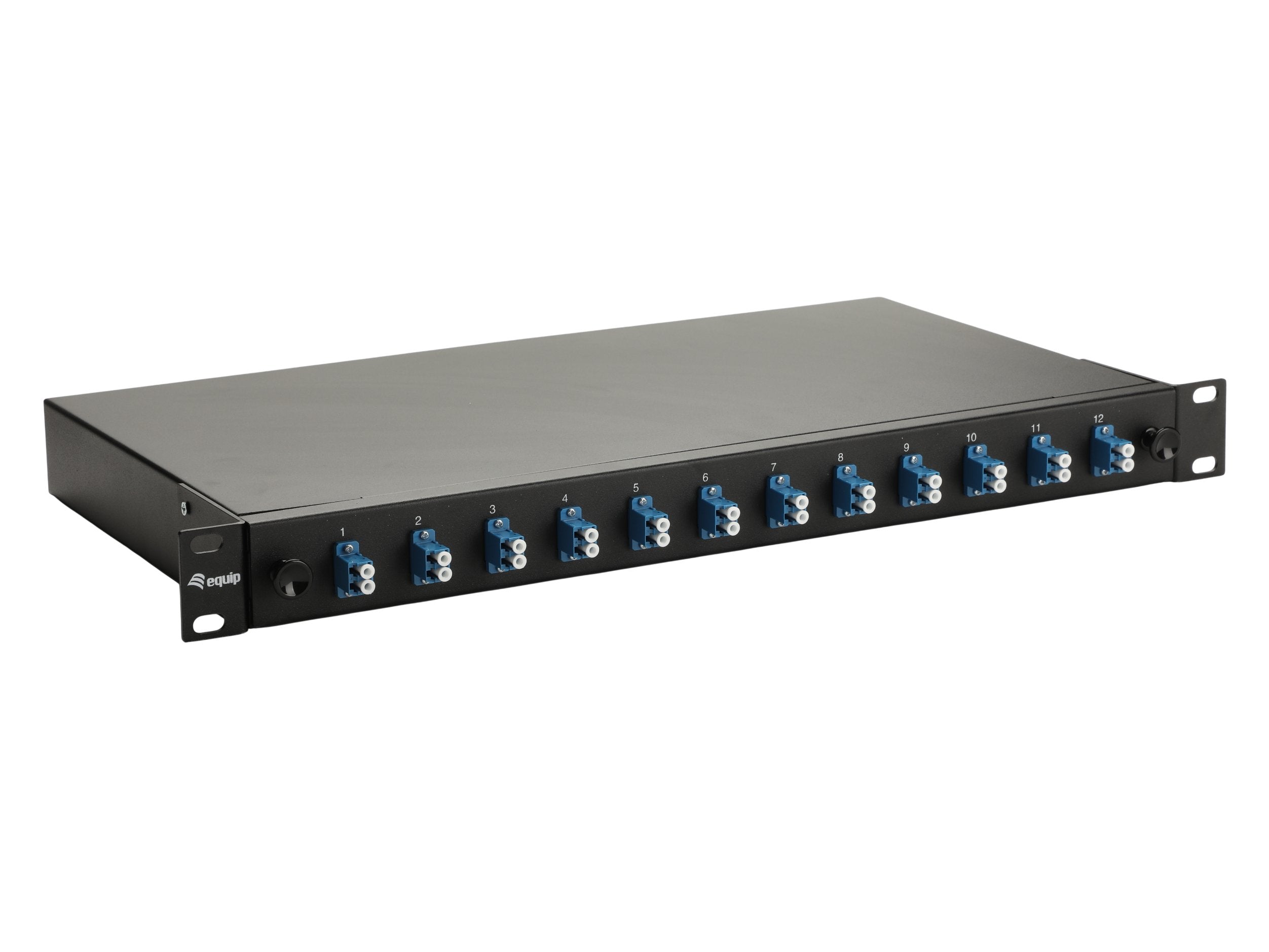 Equip Lwl-Spleisskamen 12-Port Lc-Duplex Os2 1u Komplett Sw