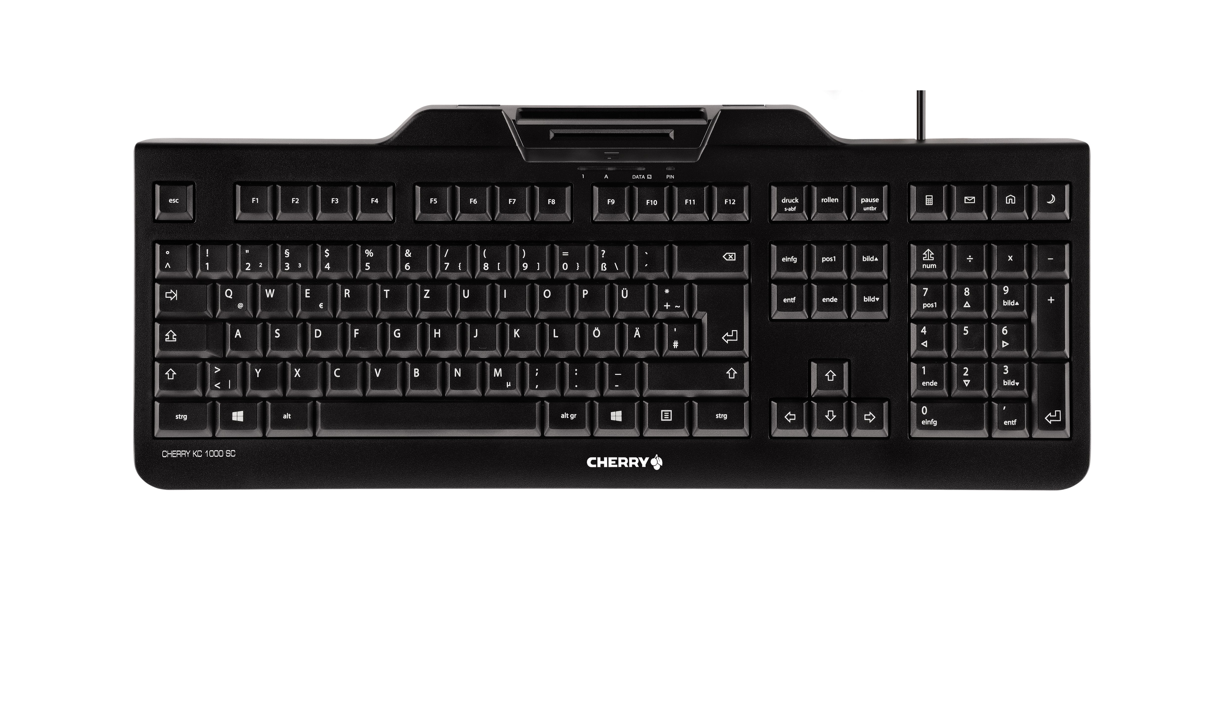EAN 4025112083532 - CHERRY KC 1000 SC teclado Oficina USB QWERTY Inglés de EE. UU. Negro imagen 1