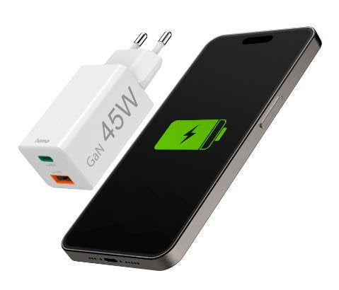 Hama 00201993 Cargador De Dispositivo Móvil Teléfono Móvil, Portátil, Smartphone, Tableta Blanco Corriente Alterna Carga Rápida Interior