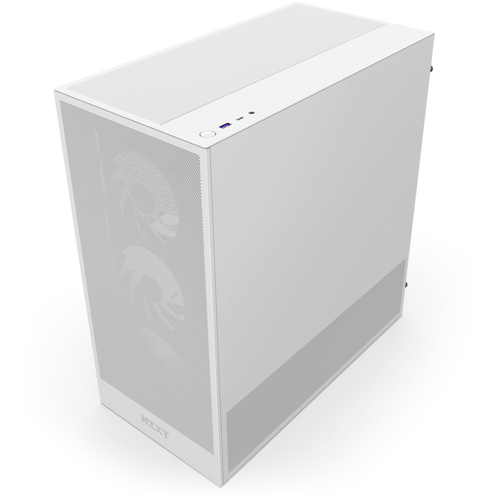 Caja Pc Nzxt H5 Flow Rgb 2024  Vidrio Templado Cc-H52fw-R1 Blanca