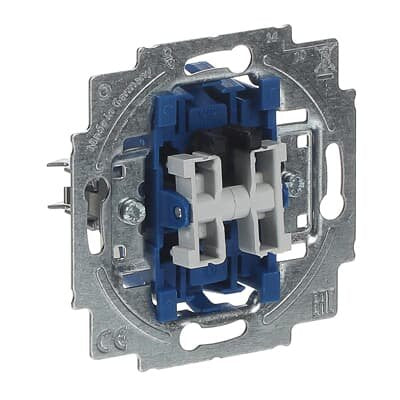 EAN 4011395223819 - Busch-Jaeger 2400/5 USK Interruptor oscilante Azul, Cromo imagen 3