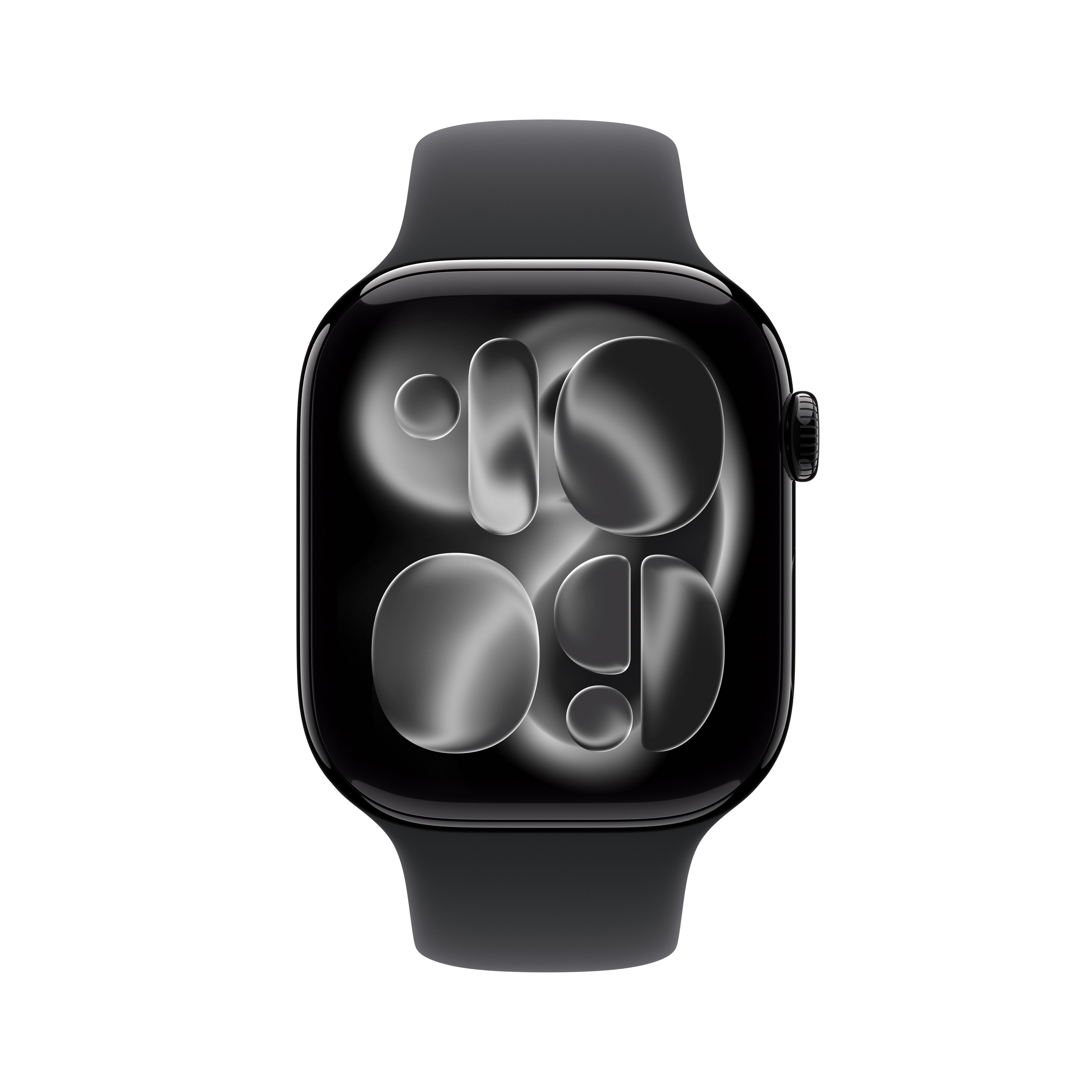 Apple Watch S11 Aluminium Cellular 46mm Diamantschwarz (Sportarmband Schwarz) M L