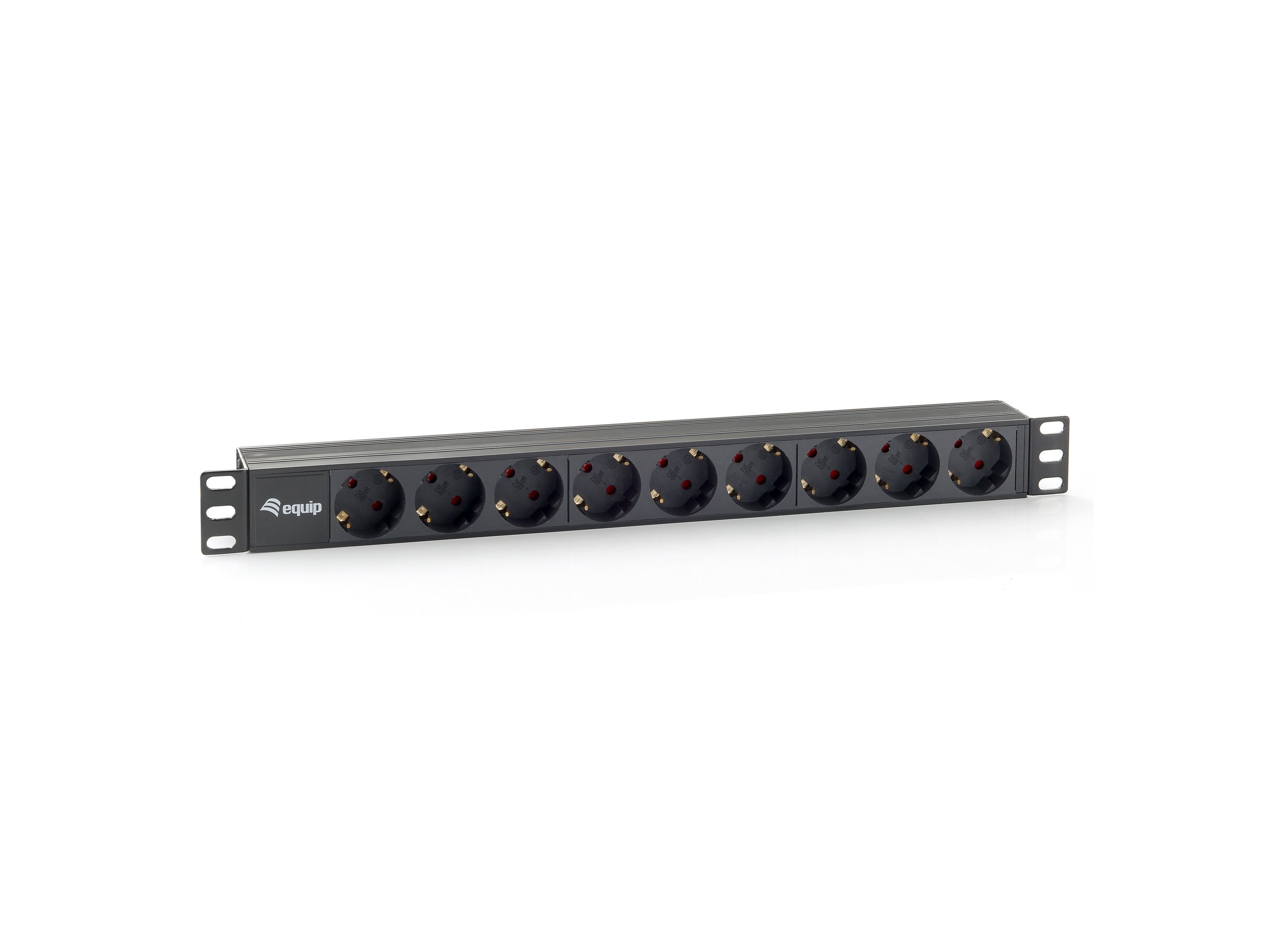 Regleta Alimentacion Equip Rack 19" 1u 9 Tomas 3500w Cable 1.8m