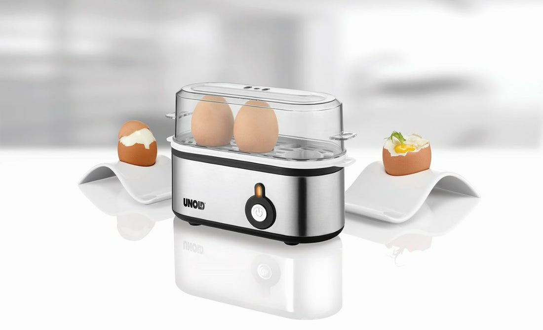 Cuecehuevos Unold 38610, 3 Huevos 210 W Acero Inoxidable