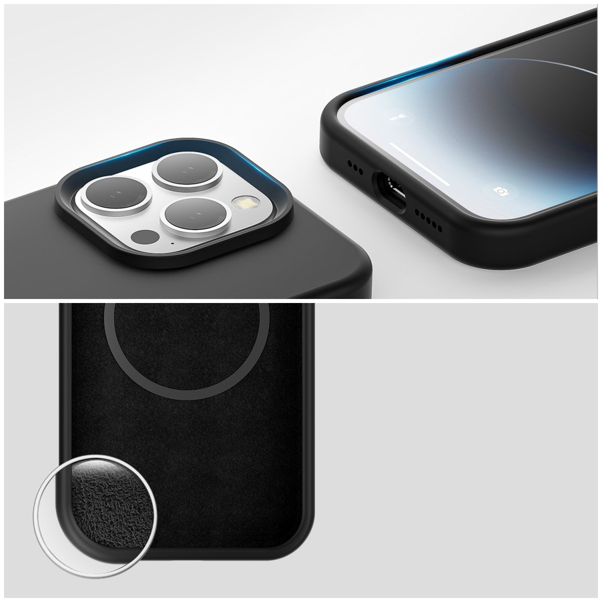 Funda 4smarts De Silicona Cupertino Para Apple Iphone 15 Magsafe-Kompatibel