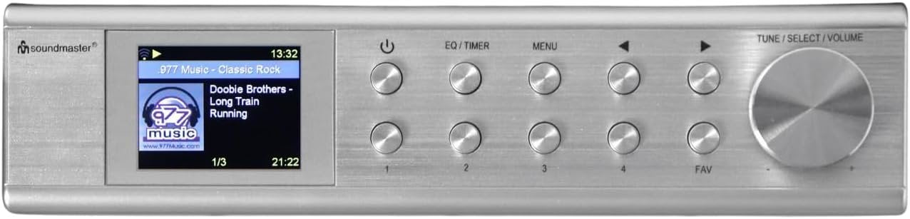 Soundmaster Ir1500si Unterbauradio Silber