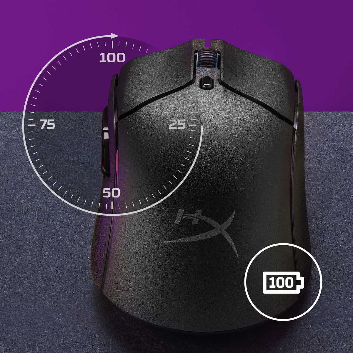 EAN 0196786272554 - HyperX Pulsefire Haste 2 Wireless Black Gaming Mouse ratón Juego Ambidextro RF Wireless + Bluetooth 26000 imagen 12