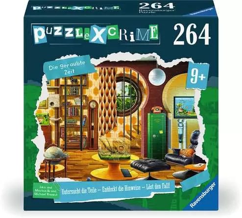 Ravensburger Puzzle X Crime Kids: El Tiempo Robado 264 Piezas 13393