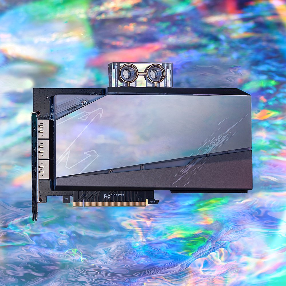 Vga Gbt Rtx3080 10gb Xtreme Waterforce Wb 10g