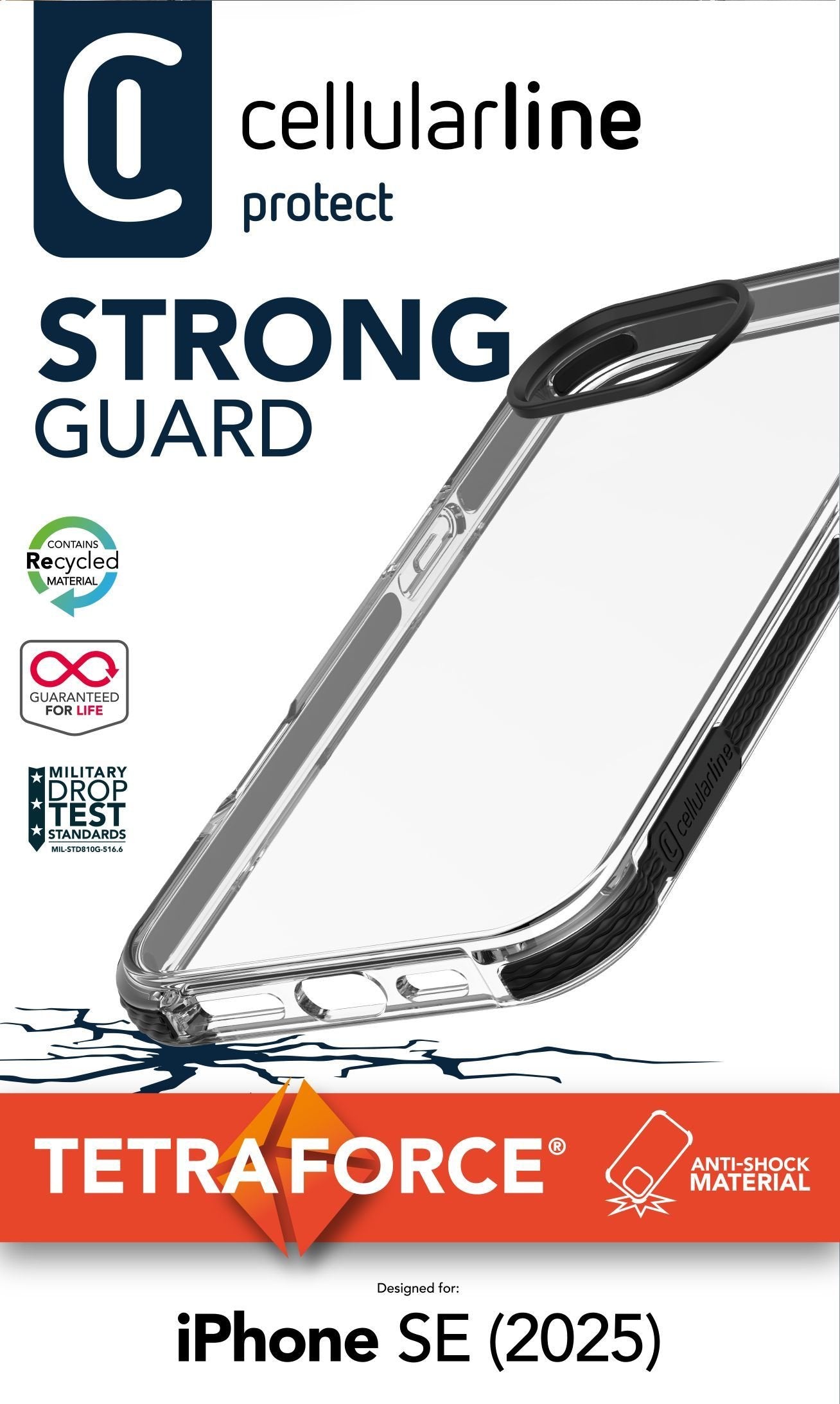 EAN 8018080492594 - Cellularline 8018080492594 funda para teléfono móvil 15,4 cm (6.06") Transparente imagen 2