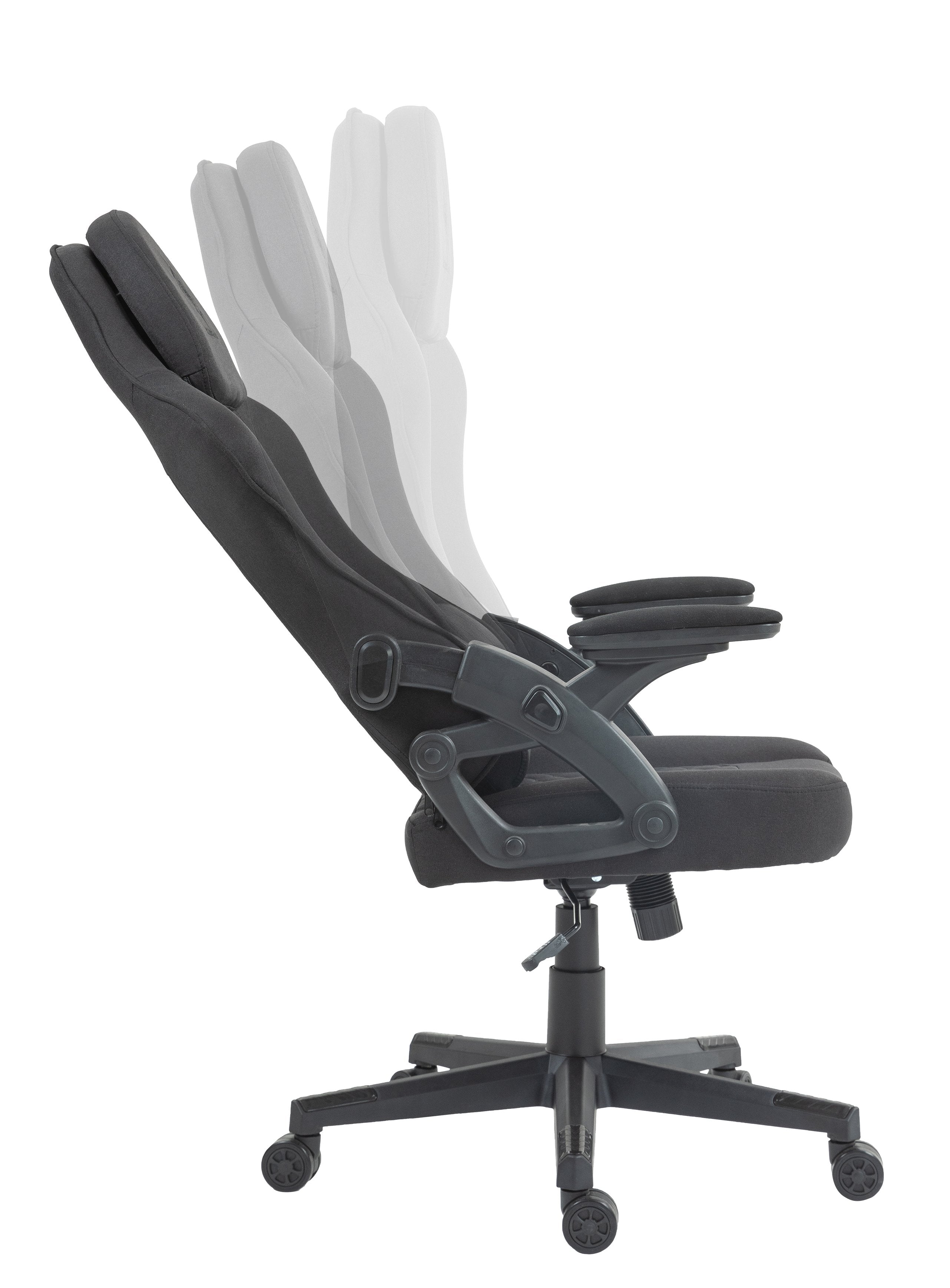 Deltaco Dc130 Gamingstuhl Soft Woven Mesh, Schwarz