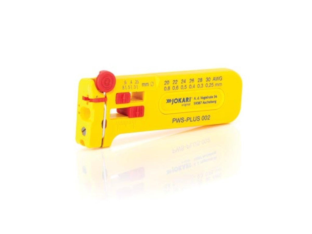 Jokari 40025 Pws Plus 002 Drahtabisolierer Apto Para Pvc-Draehte Ptfe-Draehte 0.25 Hasta 0