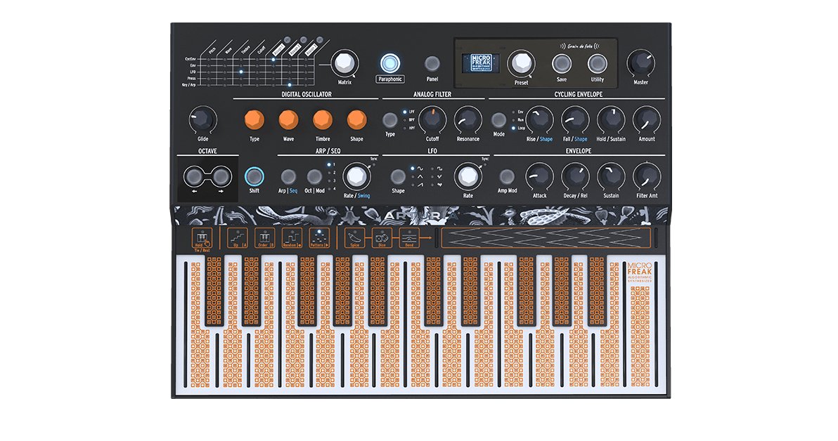 EAN 3760033531397 - Arturia MicroFreak Sintetizador analógico 25 Negro imagen 1