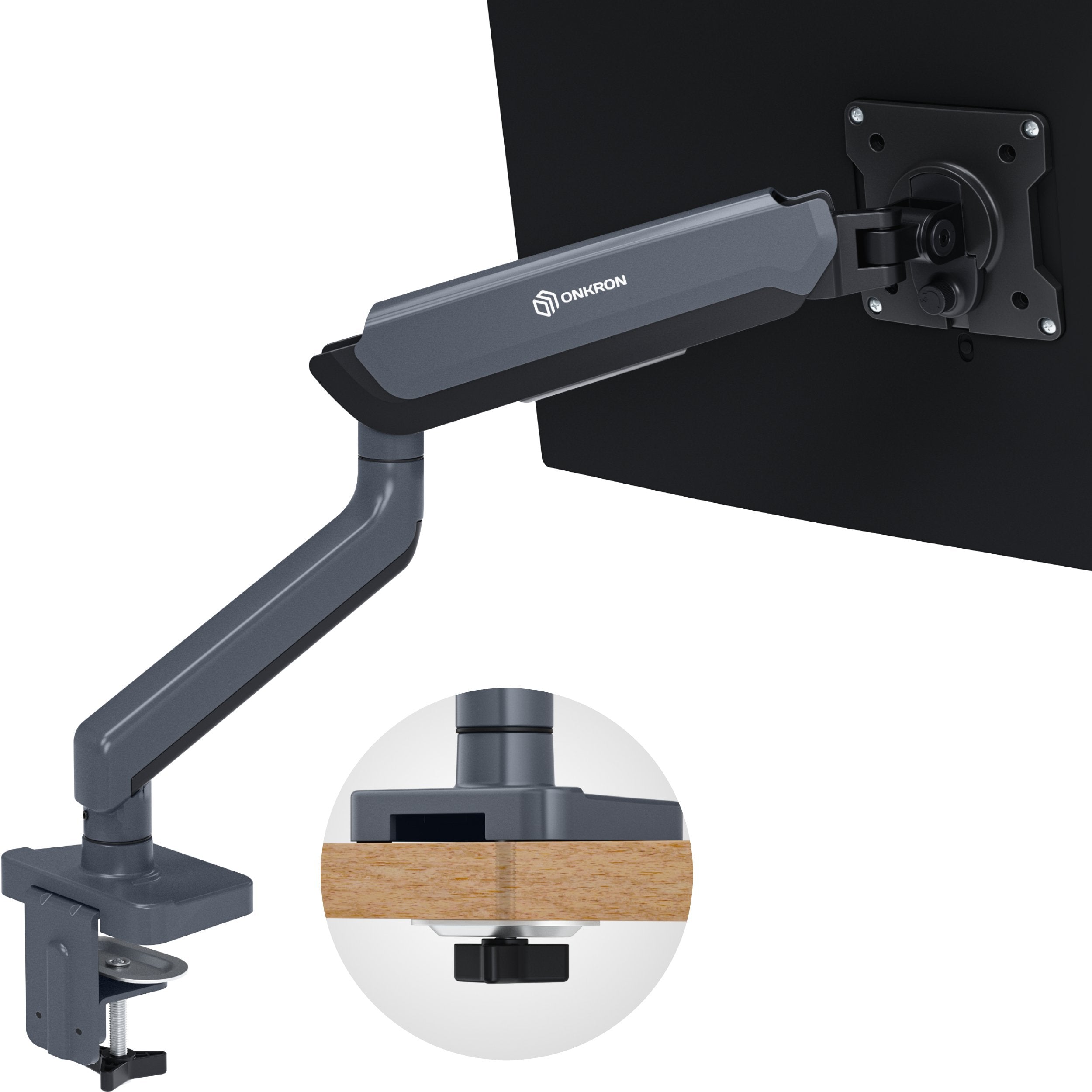 Monitor Acc Desk Mount/17-45" Graphite G95-G Onkron