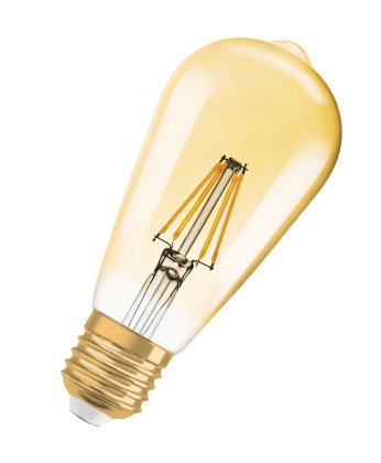 Osram Led Vintage 1906 Globe 55 Filament Dim 6.5w 824 Gold E27