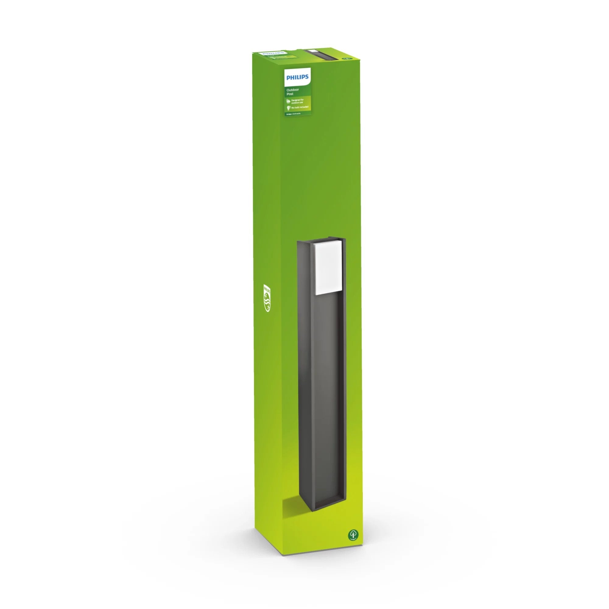 Philips Ecomoods Lámpara De Poste Bridge 14 W E27 Sin Bombilla