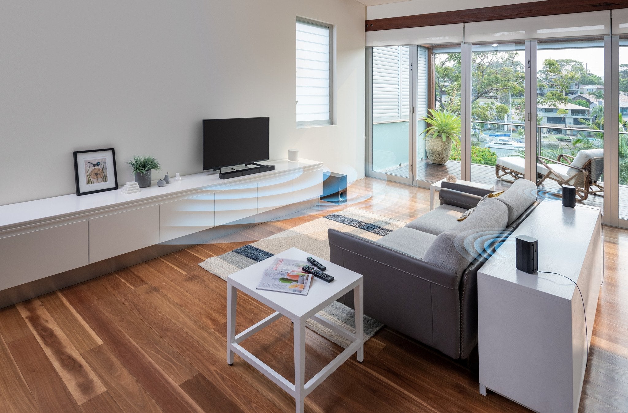 Sony Barra De Sonido + Sub 5.1 Bt 400w Dolby Usb Opt Negro Hts20r