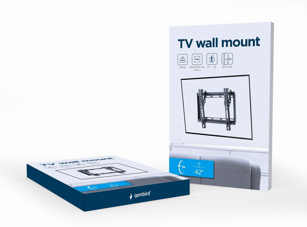 Gembird Wm-42t-04 Soporte Para Tv 106,7 Cm (23 - 42") Negro