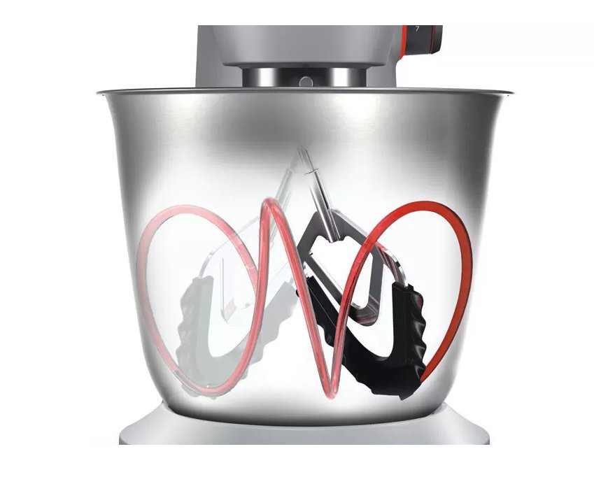 Robot De Cocina  Bosch Home Mum9d33s11 1300 W 5,5 L Negro, Plata Plateado/Negro, 5,5 L, Negro, Plata, Giratorio, 1 M, Acero Inoxidable, Metal