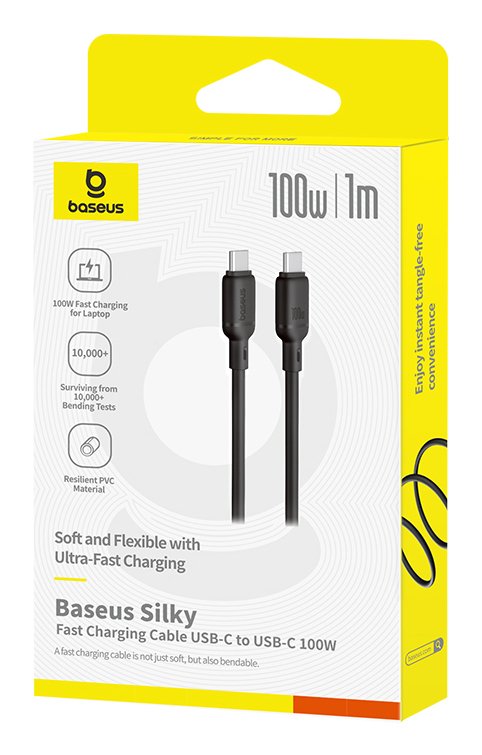 Silky Cable C-C 100w 1m Black