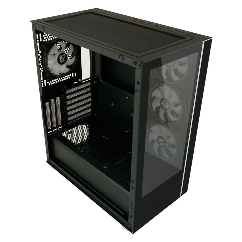 Caja Pc Lc-Power Midi Gaming 808b-On Skylla_x  +. 4 Ventilador