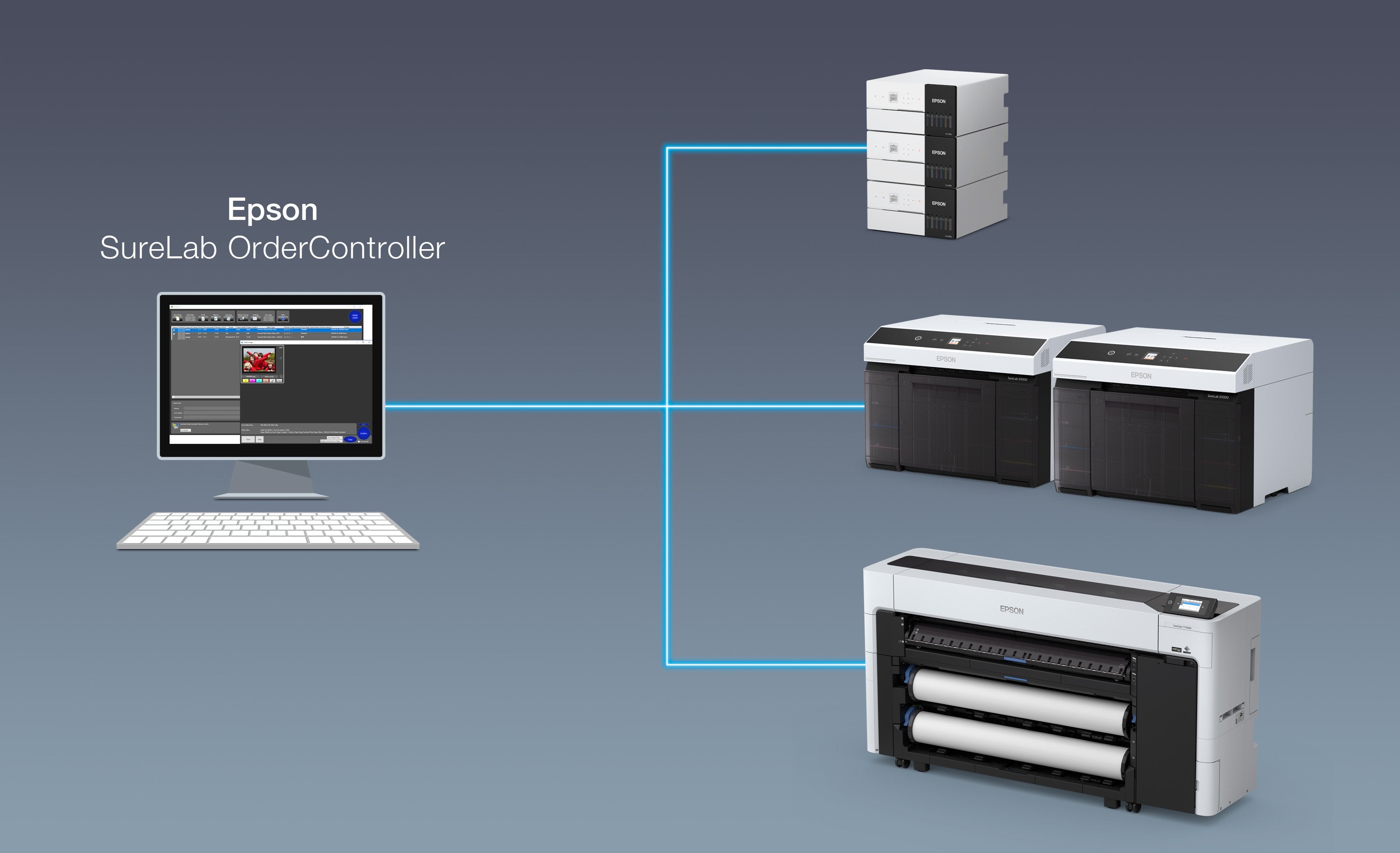 Epson Surelab Sl-D500 Fotodrucker 6 Farben