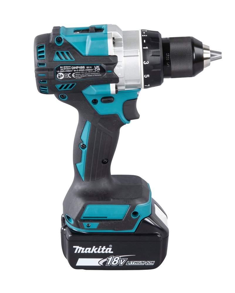 Makita Taladro Combinado Inalámbrico 18 Voltios Dhp486rtj