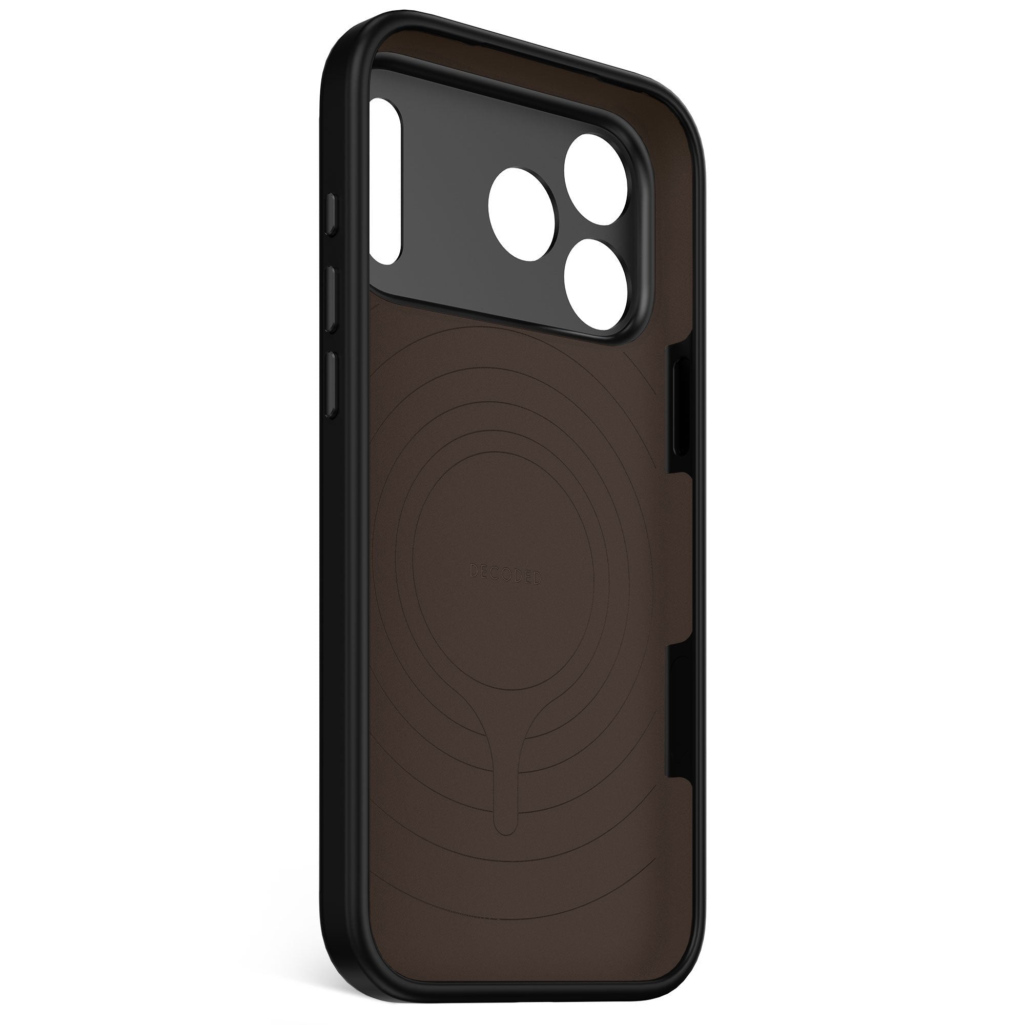 Decoded Silicone Backcover Apple Iphone 17 Pro Max Phantom Black Funda Para Iphone 17 Pro Max 17,5 Cm (6.9") Negro