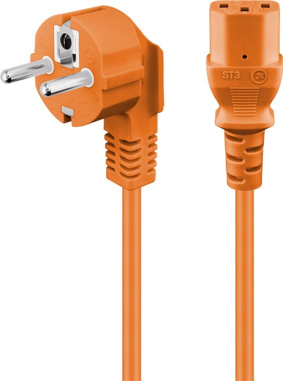EAN 4040849952906 - Goobay 95290 cable de transmisión Naranja 5 m Enchufe tipo F CEE7/7 imagen 1