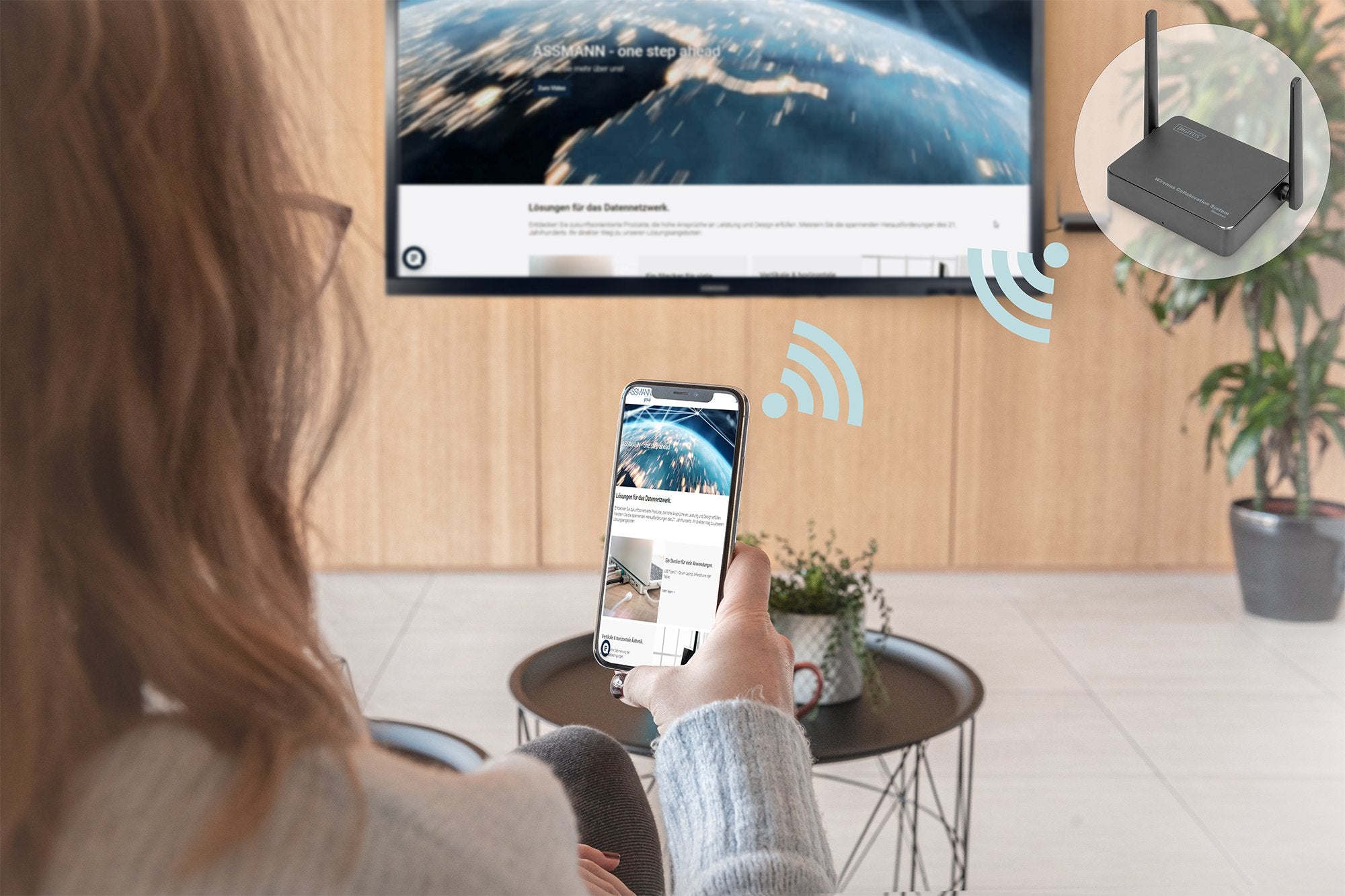Digitus Wireless Collaboration System Hdmi/2xtx/1xrx