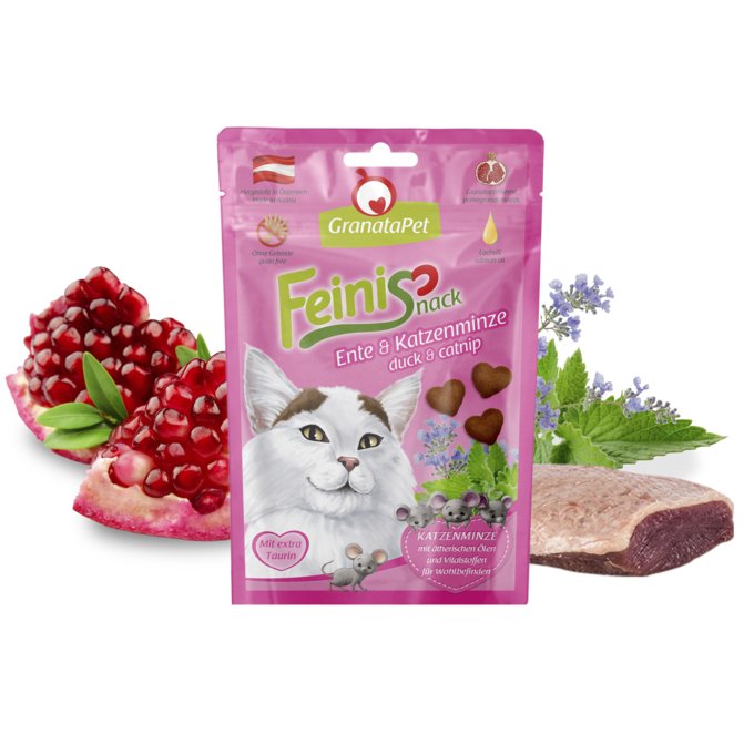 Granatapet Feinisnack Duck And Catnip - Goma Para Gatos - 50g