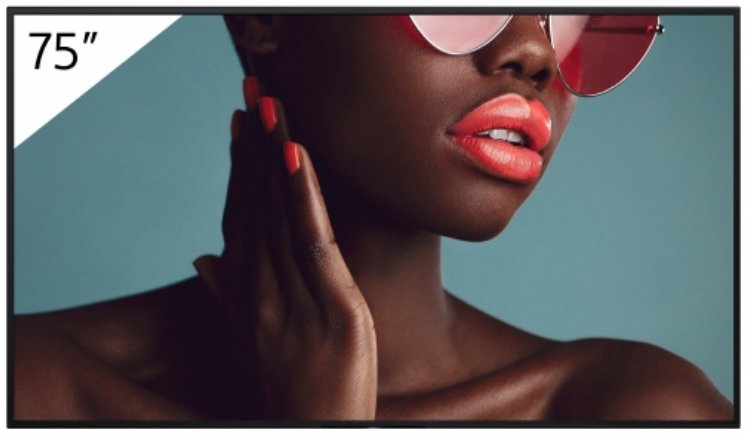 Sony Bravia Professional Displays Fw-75bz40l 75" Clase Diagonal Bz40l Series Pantalla Lcd Con Retroiluminación Led Señalización Digital Android Tv 4k Uhd (2160p) 3840 X 2160 Hdr Direct Led Con Teos Manage