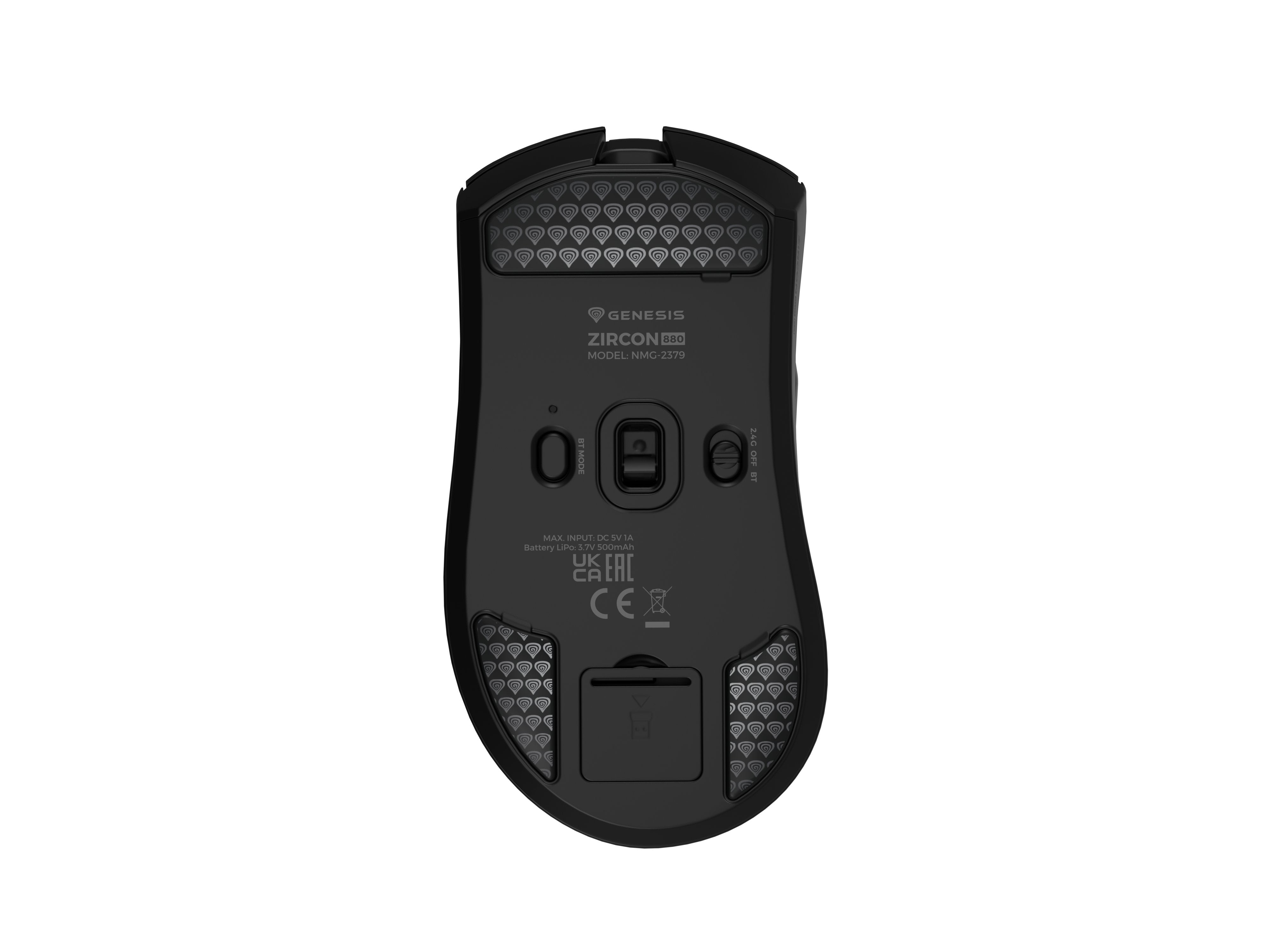 EAN 5901969449976 - GENESIS Zircon 880 ratón Juego mano derecha RF Wireless + Bluetooth + USB Type-C Óptico 12000 DPI imagen 11