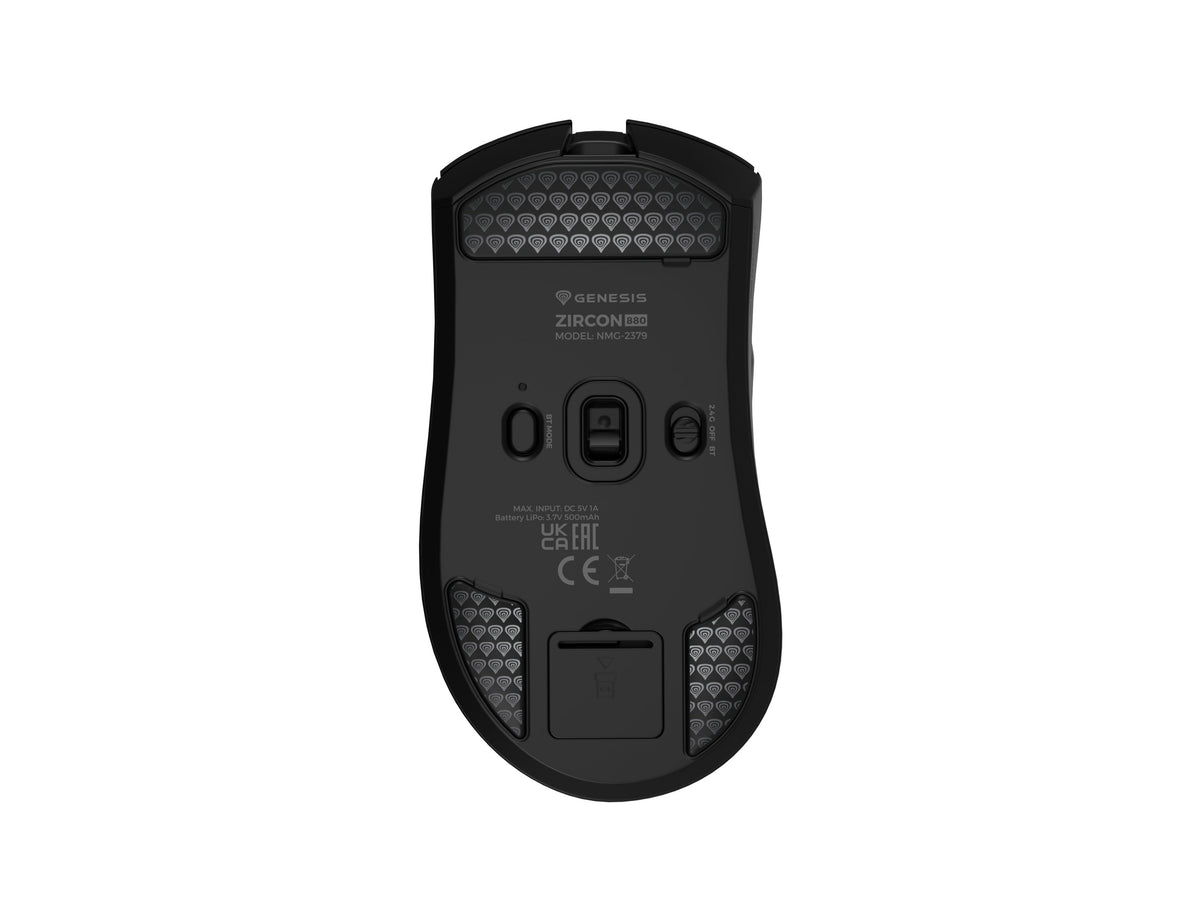 EAN 5901969449976 - GENESIS Zircon 880 ratón Juego Mano derecha RF Wireless + Bluetooth + USB Type-C Óptico 12000 DPI imagen 11