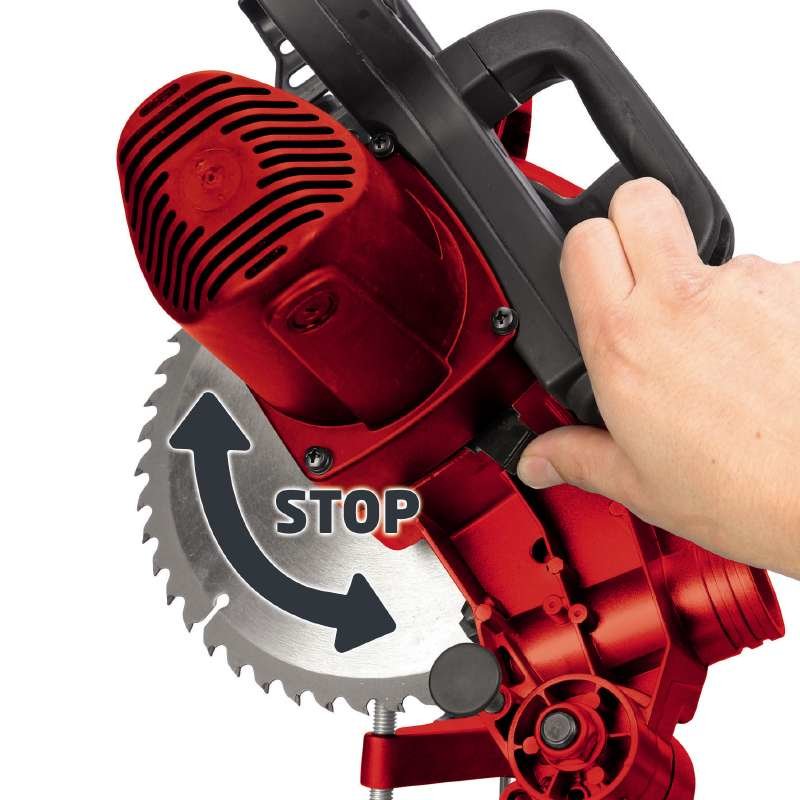 Sierra Ingletadora Einhell Tc-Ms 2112 (Rojo/Negro, 1.400 Vatios)