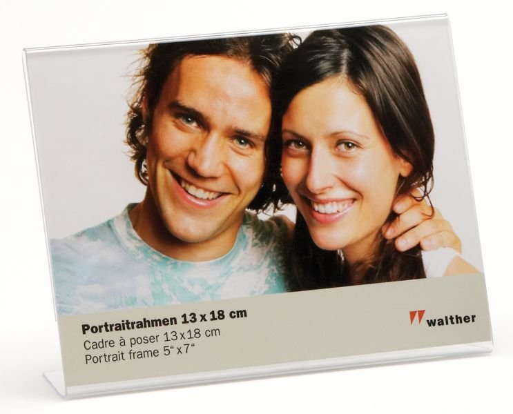 Walther Design Acryl Portrait 13x18 Transparente