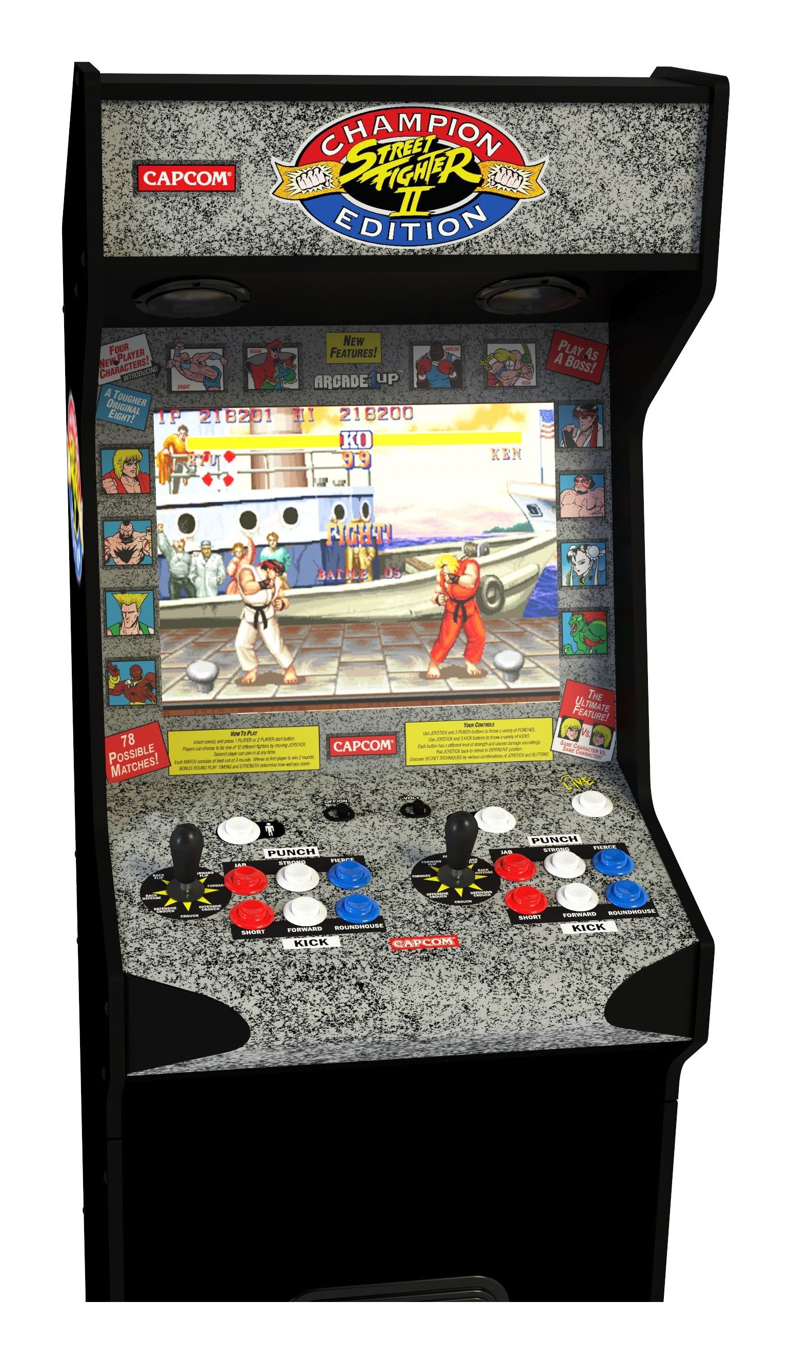 EAN 1210001601383 - Arcade1Up Street Fighter II Deluxe imagen 3
