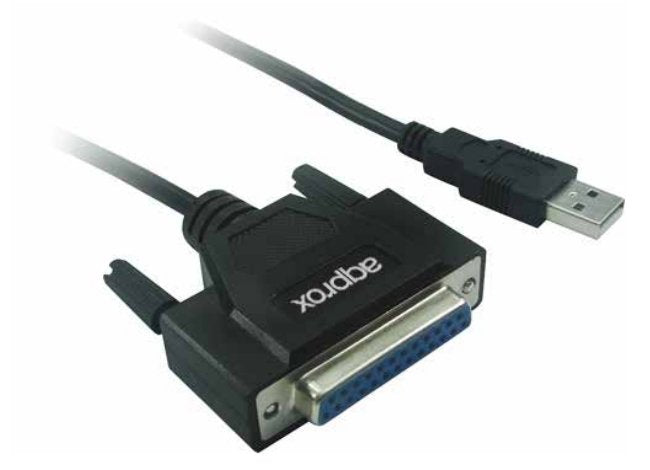 Approx Cable Adaptador Usb A Paralelo Appc26