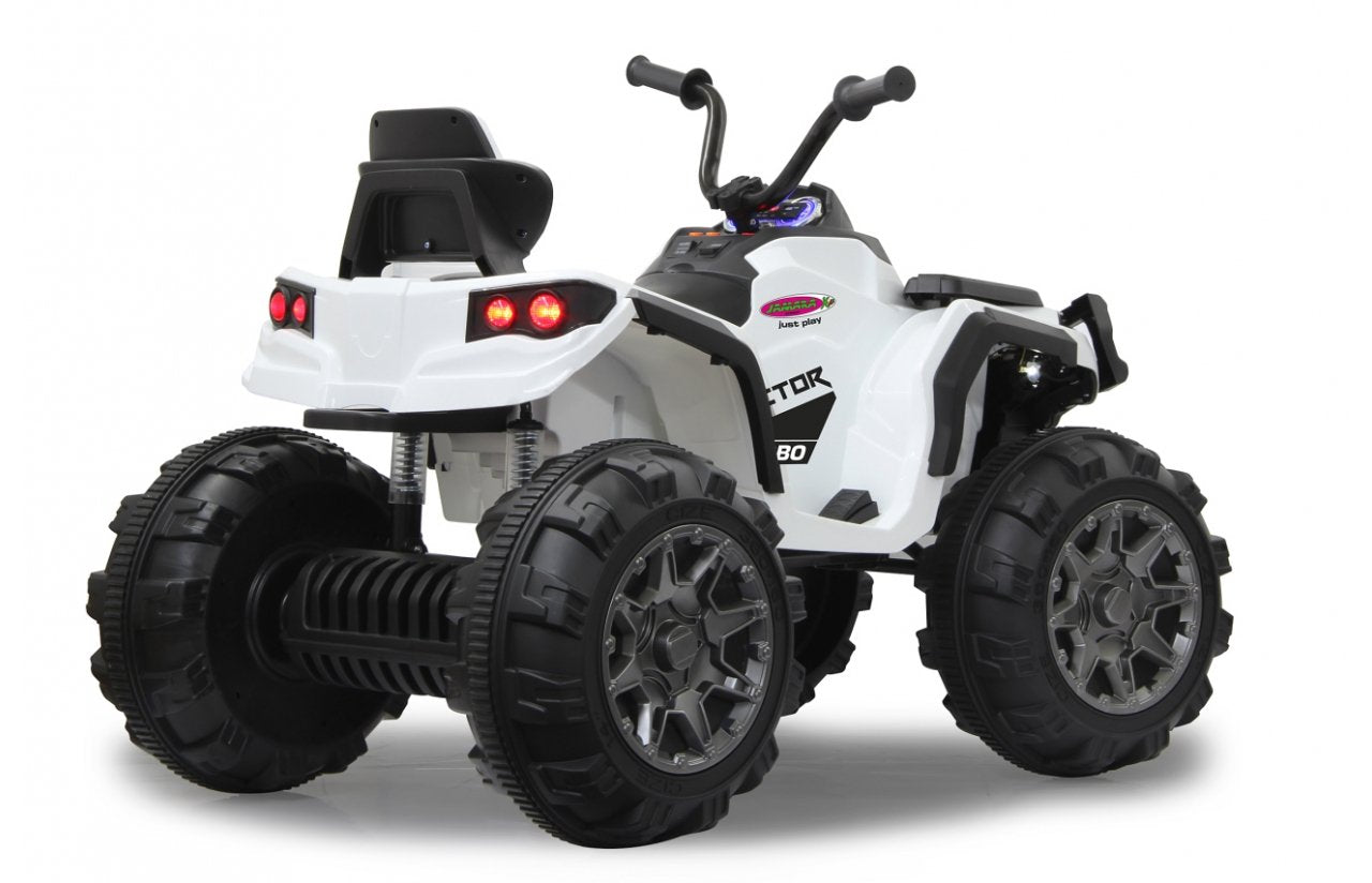 Jamara Correpasillos Protector Quad, Vehículo Infantil Blanco, 12 V