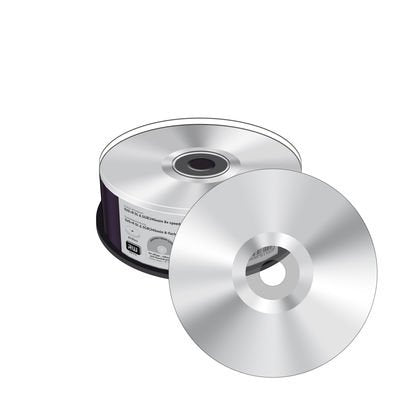 Mediarange Dvd+R Dl 8.5gb 240min 8x Plata Blank 25er Cakebox