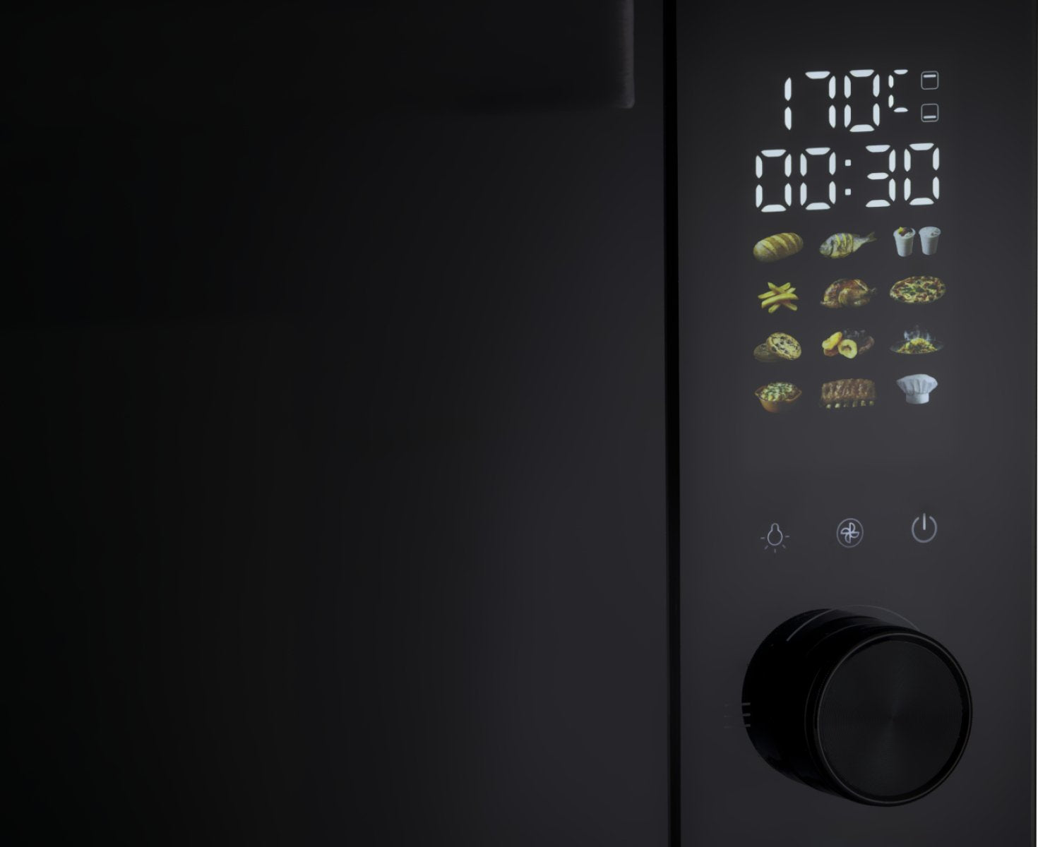 Hisense Miniofen Hom30af  (Negro, 1.800 Watt, 30 Liter) Hom30af