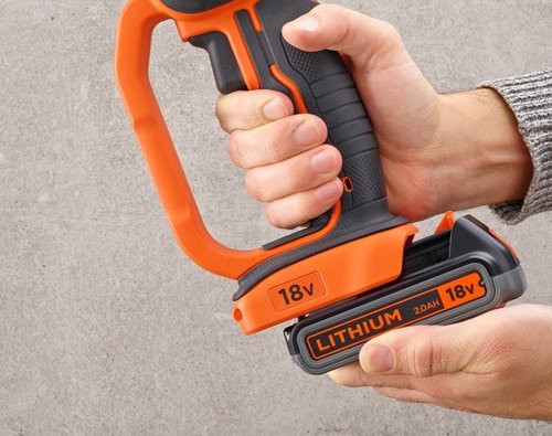 Amoladora Angular Inalámbrica Black+Decker Bcg720m1, 18 Voltios Negro/Naranja, Batería Li-Ion 4ah Bcg720m1-Qw