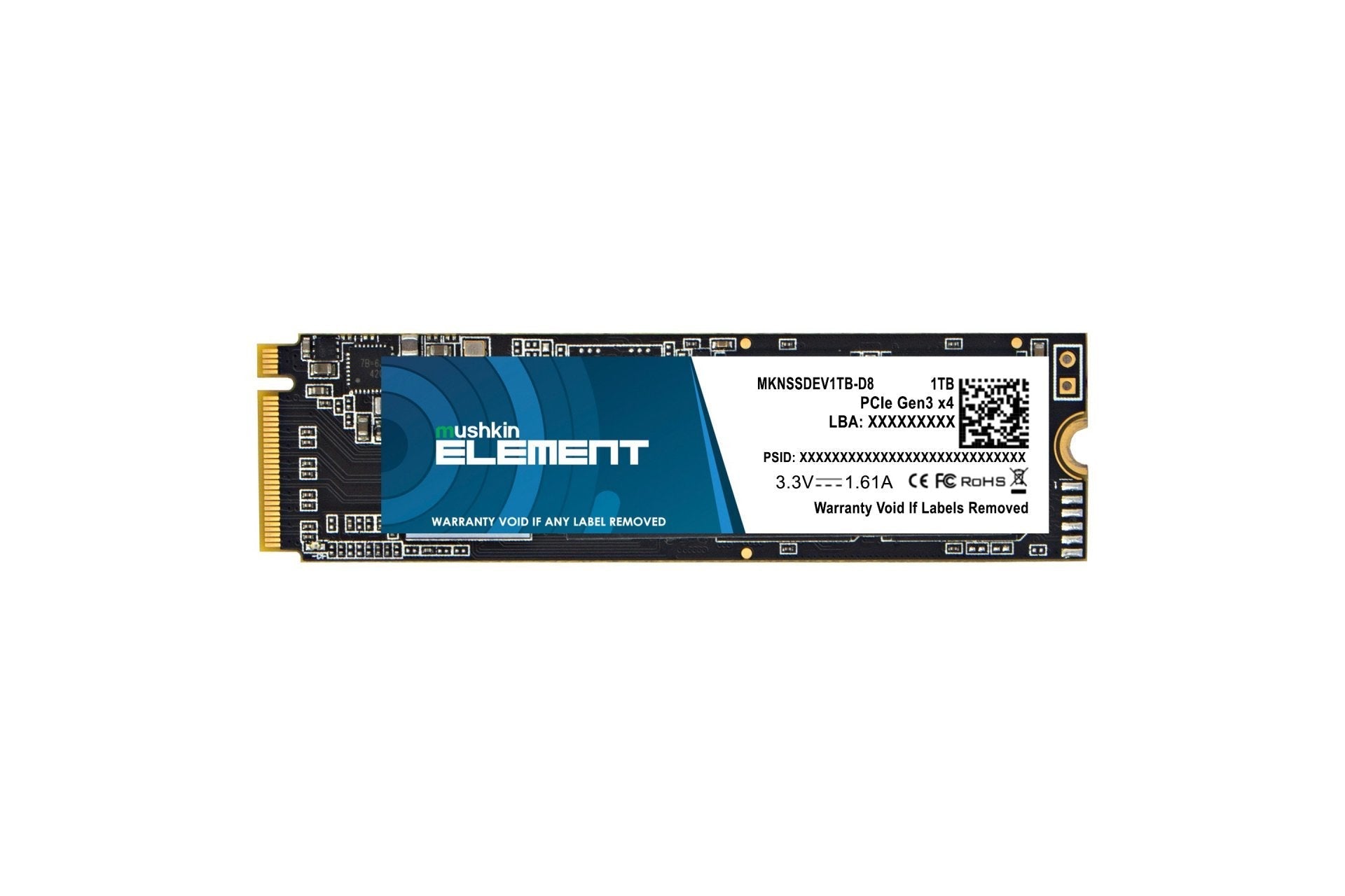 Ssd Mushkin Element M.2 1tb Pcie Gen3x4 Nvme