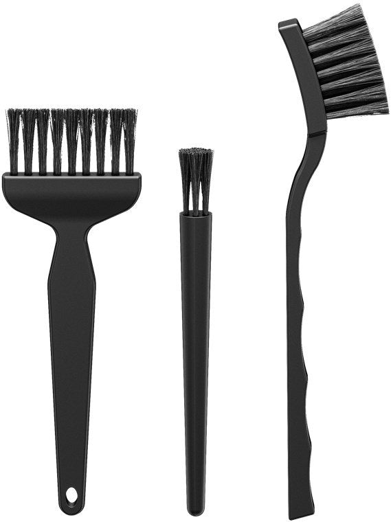 Soplador De Aire Air Duster Superior, Negro
 Set De Limpieza Con 8 Boquillas Y 3 Cepillos, 130.000 Rpm, 180 W, Diseño De Alumi