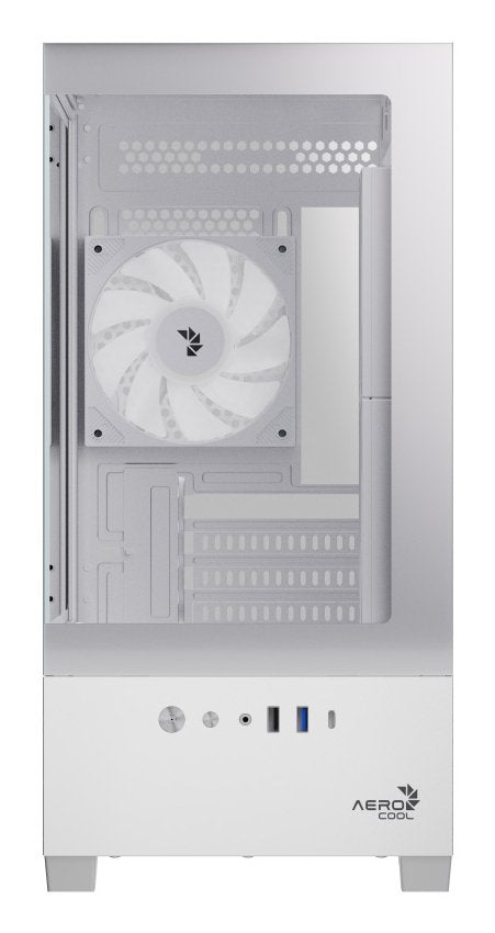 Caja Micro-Atx Aerocool P300d Digi Argb Cristal Templado Br