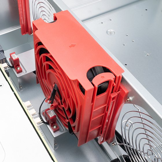 Silverstone Technology Sst-Rm43-324-Rs, Rack (Negro/Rojo, 4 Höheneinheiten) Sst-Rm43-324-Rs