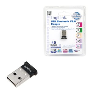 Logilink Adaptador Usb 2.0 Bluetooth 4.0 Negro Bt0037